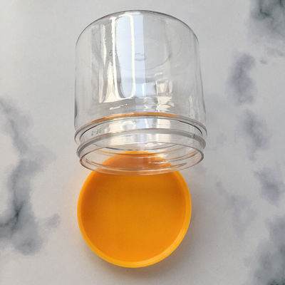 حاويات برطمانات بلاستيكية بقطر 85 متينة وآمنة مع ختم رقائق الألومنيوم