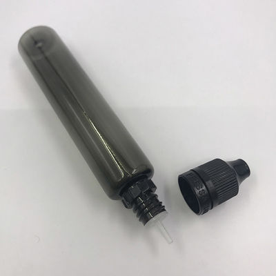 زجاجة سائل إلكتروني شفافة بحجم عنق 18 مم وسعة 10 مل 15 مل 30 مل 60 مل 80 مل 100 مل