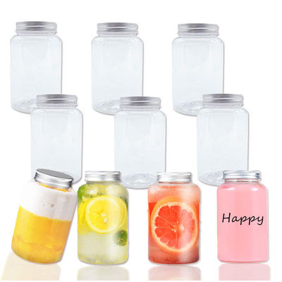 زجاجات شاي الحليب الحديثة بسعة 0.5 كجم بغطاء لولبي للتعبئة والتغليف المخصصة