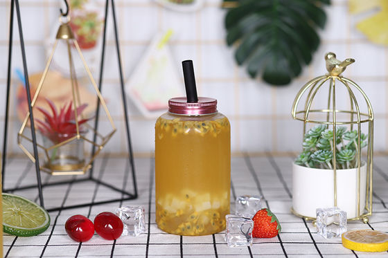 زجاجات شاي الحليب الحديثة بسعة 0.5 كجم بغطاء لولبي للتعبئة والتغليف المخصصة