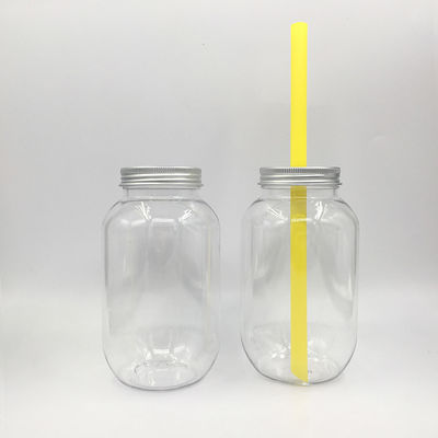 Leak-proof Milk Tea Bottles with Screw-on Lid Water and Handle Perfect