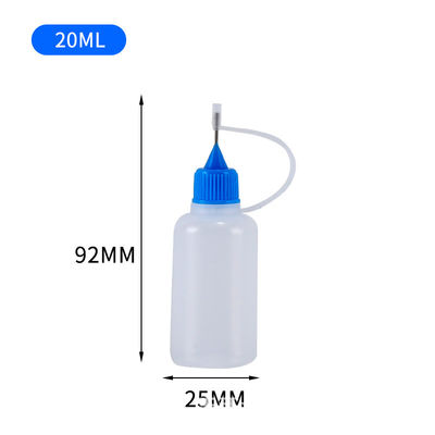 الزجاجة السائلة ذات الغطاء المسمار E في اللون الأسود الشفاف لتعبئة السائل الإلكتروني