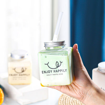 أوعية الشاي المتوسطة يمكن تخصيصها حاويات بلاستيكية متينة مثالية لمحلات المشروبات المقاهي والمطاعم