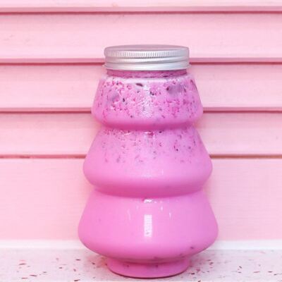 أباريق شاي الفقاعات بغطاء لولبي سعة 0.5 كجم حاويات بلاستيكية شفافة متينة مثالية لتخزين وخلط وتقديم مشروبات شاي الفقاعات