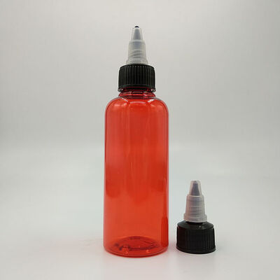 زجاج بلاستيك قطارة زجاجات شفافة سوداء تخصيص شعار مخصص مثالي للزيوت العطرية والأمصال وحلول تعبئة السوائل