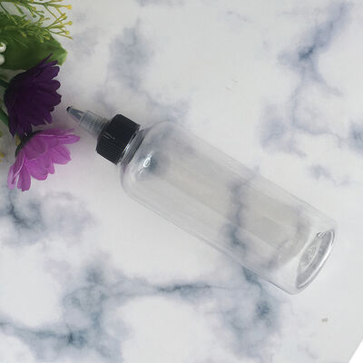 زجاجات قطارة بلاستيكية شفافة قابلة للتخصيص مناسبة للزيوت العطرية والأمصال وتعبئة المواد الكيميائية المختبرية