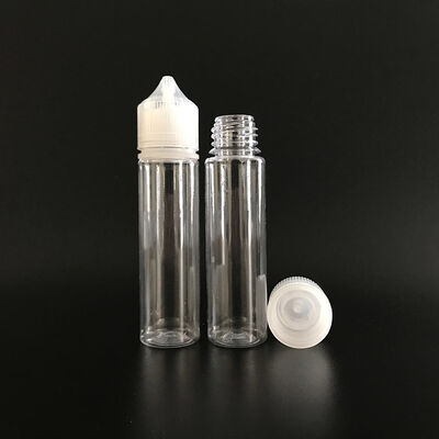 الزجاجة السائلة السوداء الشفافة مع طباعة الشاشة التعامل مع السطح وتخصيص الطباعة اللون المثالي لتعبئة منتجات الـ Vape