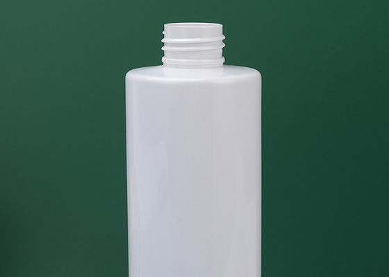 زجاجات اللوشن البلاستيكية ذات الياقة HDPE مع التعليمات السطحية للتعامل مع 250 مل سعة الزجاجة