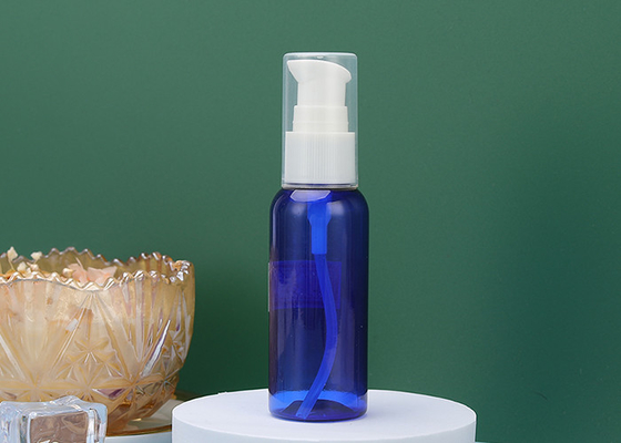 زجاجات مضخة PET Blue SGS Plastic Lotion PET 60 مللي خالية من BPA