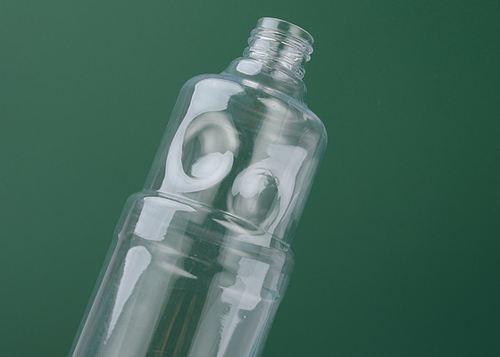 ISO9001 350ml HAPE الزجاجات البلاستيكية الشفافة اللولبية العلوية خالية من BPA