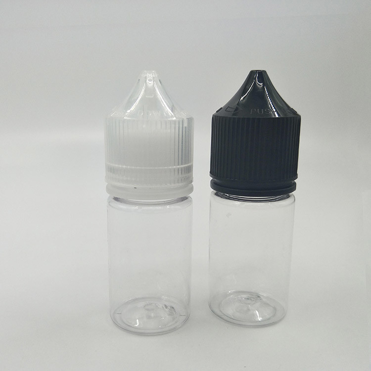 LDPE E Liquid Bottle Funnel El Liquid قضيب الضغط على زجاجة الإسقاط مع طرف رفيع
