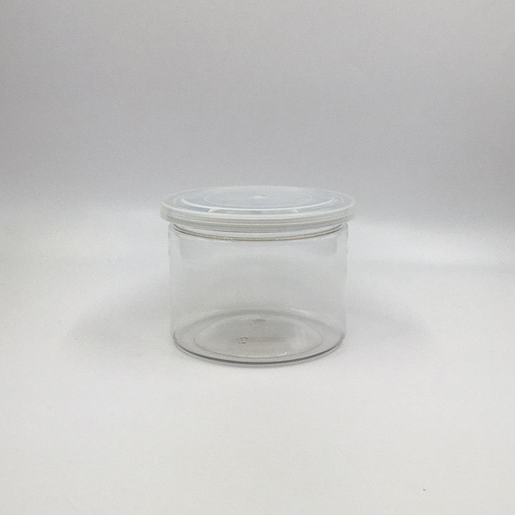 تنافسية الحيوانات الأليفة علب بلاستيكية سهلة مفتوحة نهاية غطاء البوب علبة مرة واحدة الصف الغذائي مع مخصصة