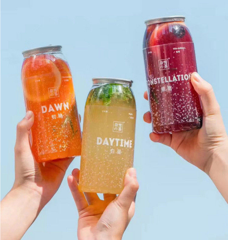 علب الكعك البلاستيكية المربعة للمنتجات المتوسطة الحجم