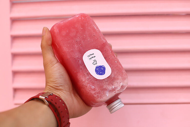 أوعية الشاي بالفقاعات البلاستيكية الشفافة الحاويات الشفافة التي تسمح بتحديد المحتويات بسهولة مثالية لمتاجر الشاي بالفقاعات